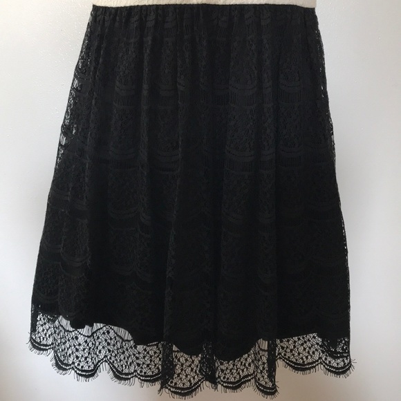 Jessica Simpson Ivory/Black Lace Midi Dress Sz 6 NWT MSRP: $200 - Picture 4 of 7